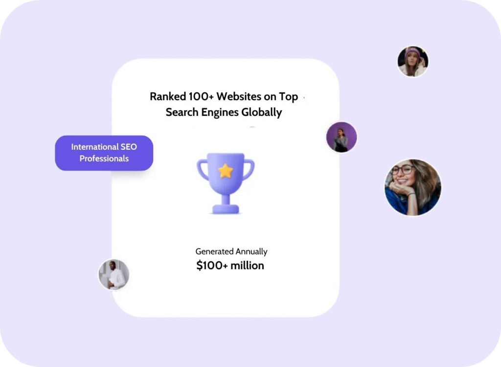 Multi-lingual annual SEO performance and achievements.