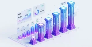 Clean SaaS SEO growth dashboard with AI-powered organic search workflows